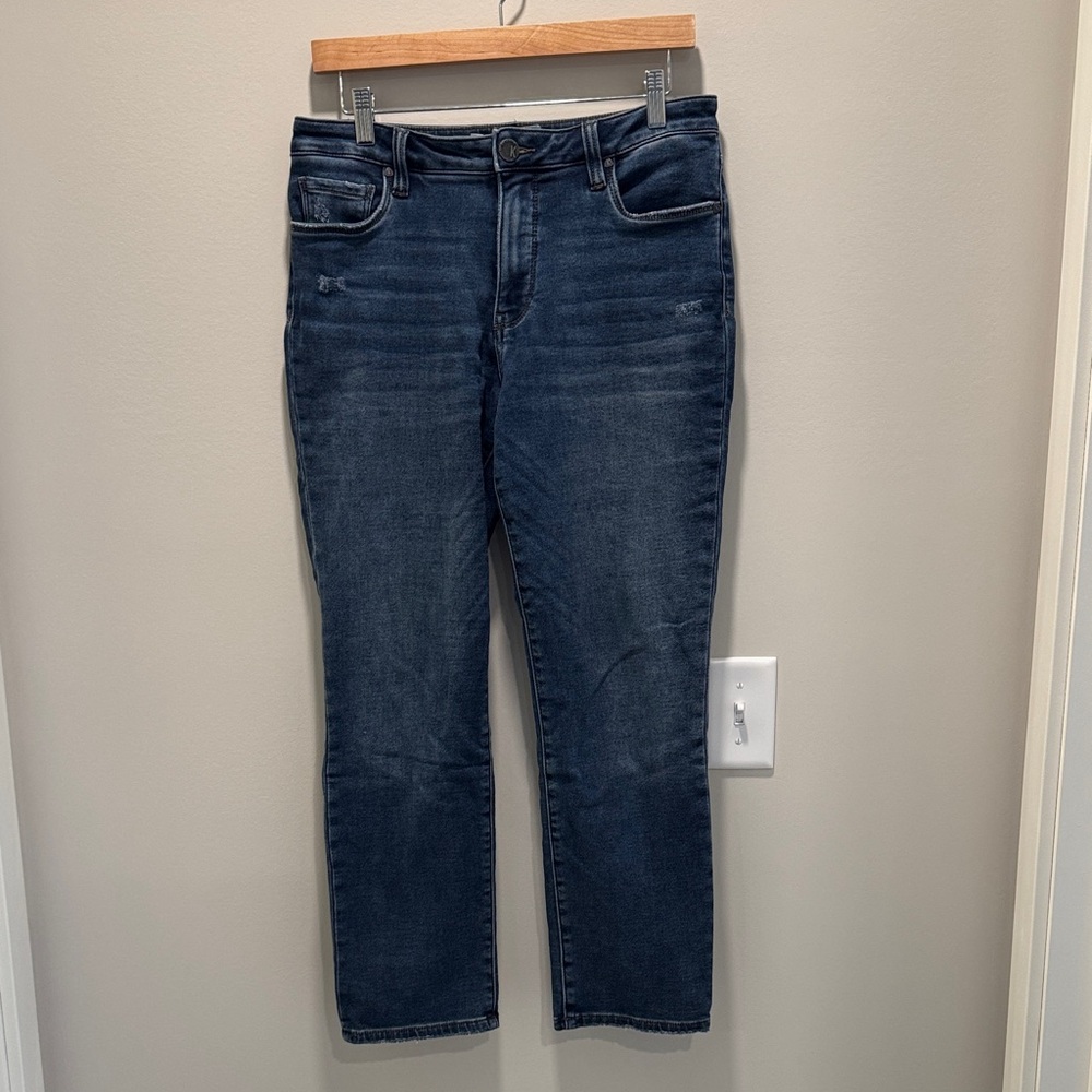 Kut from the Kloth Dark Blue Straight Leg Jeans